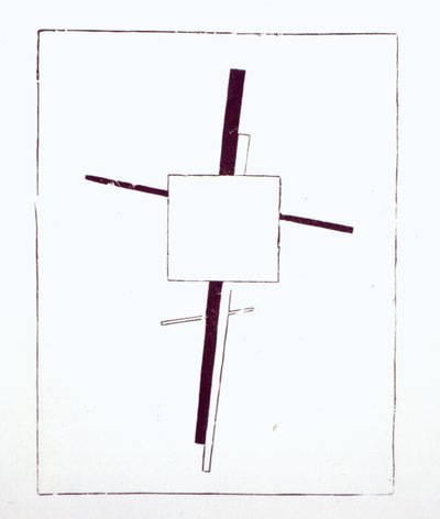 Suprematist Cross by Kazimir Severinovich Malevich